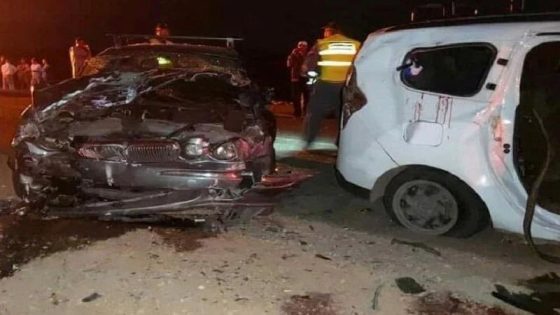 مصرع خمسيني وإصابة 5 آخرين في اصطدام مروّع بين سيارتين بالطريق الوطنية رقم 6
