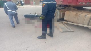 اصطدام شاحنة بدراجة نارية بالشماعية يسفر عن قتيل ومصاب