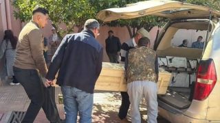 تشييع جثمان الطفلة هبة بمسقط رأسها بواوزغت